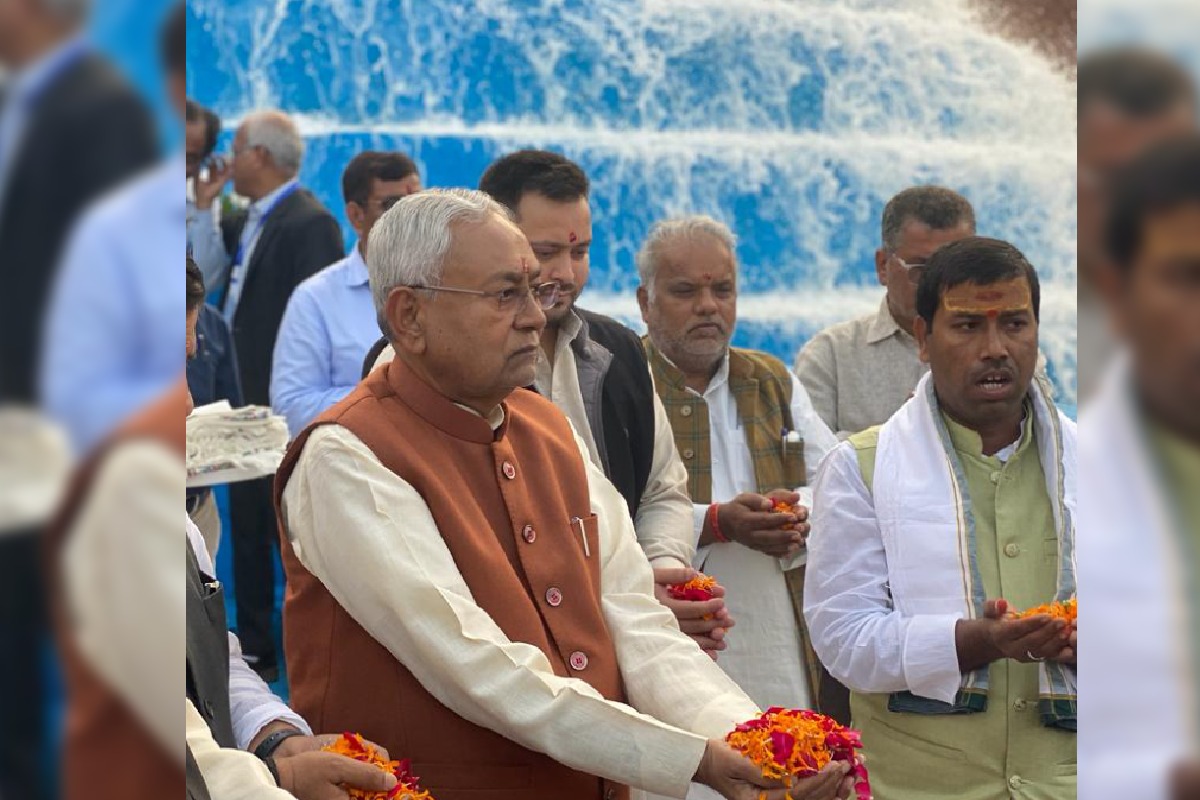 Bihar CM Nitish Kumar launches Ganga water scheme - THE NEW INDIAN