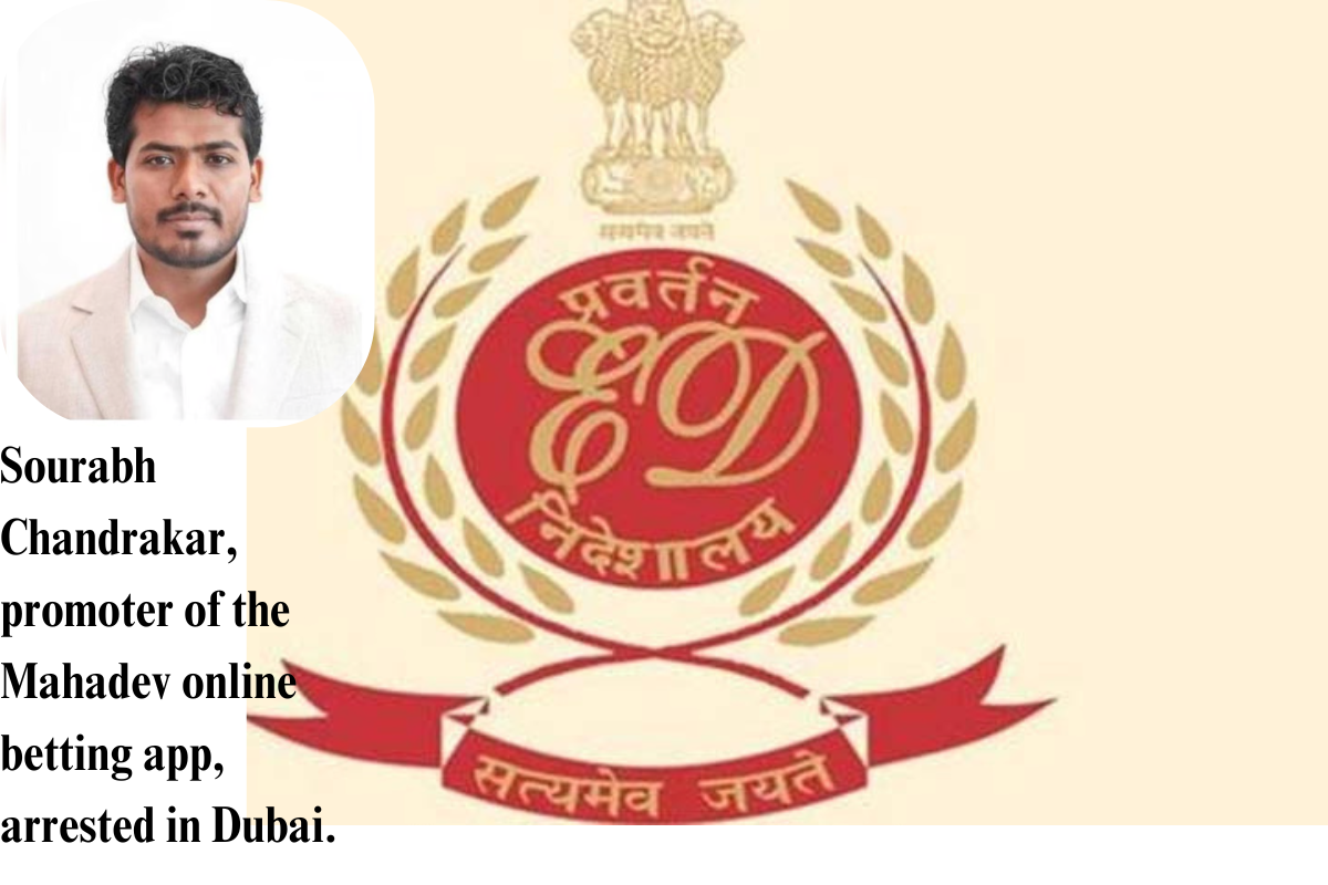 Sourabh Chandrakar, co-founder of Mahadev online betting app, was arrested in Dubai.