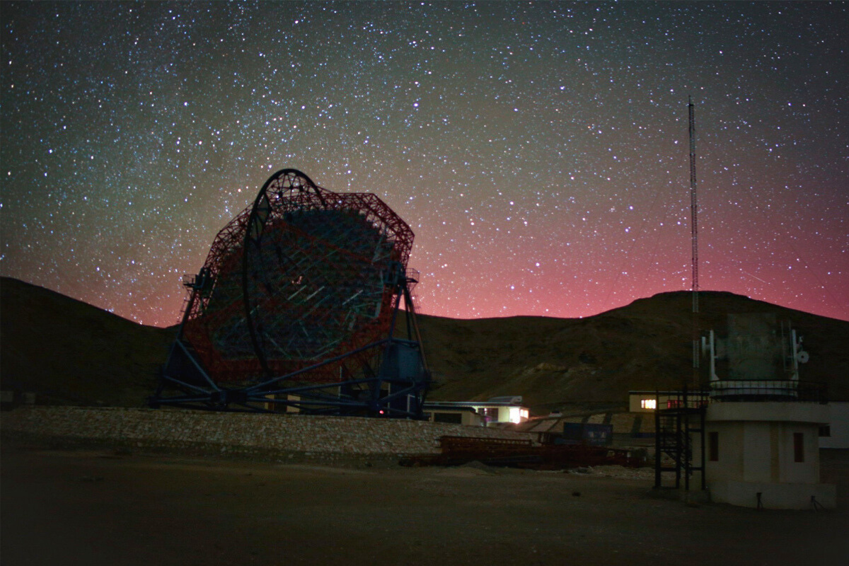 Auroras light up Leh sky in rare cosmic display