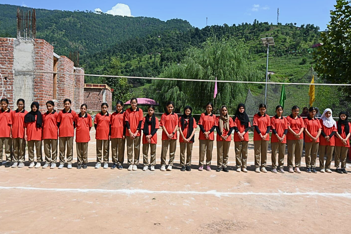 Girls' volleyball team from the remote South of Pir Panjal region in Jammu and Kashmir has garnered attention for its exceptional performance.