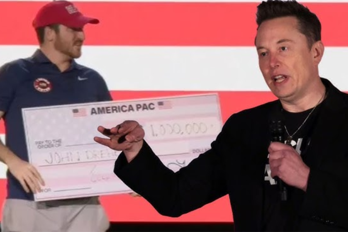 The first winner, Dreher from Pennsylvania, was thrilled to meet Musk in person at an America PAC event in Harrisburg.