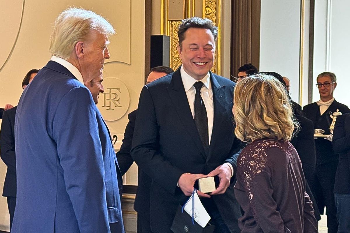 U.S. President Donald Trump, Tesla CEO Elon Musk, and Italian Prime Minister Giorgia Meloni, gathered to commemorate the reopening of Notre Dame Cathedral. 