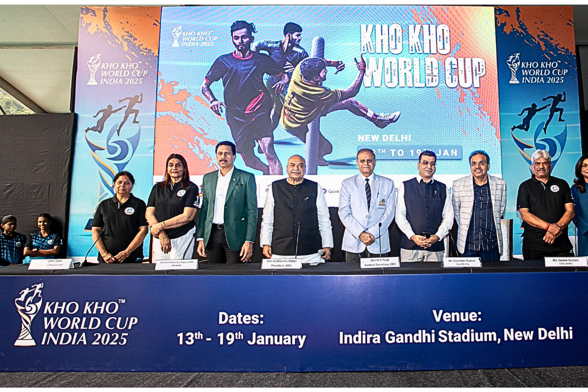 KKFI unveils Salman Khan as Brand Ambassador for Kho Kho World Cup. (Photo Credit: KKFI) (Photo Illustration: Swastik Sharma)