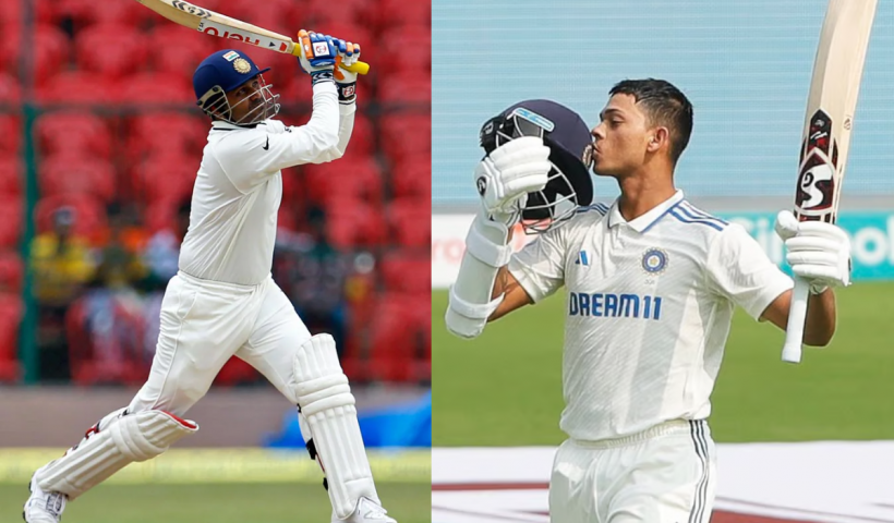 Yashasvi Jaiswal breaks Sehwag's 16-year-old record in boxing day test.