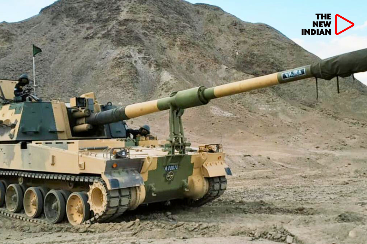 India signs ₹7,628 Cr deal with L&T for K9 VAJRA-T artillery guns.