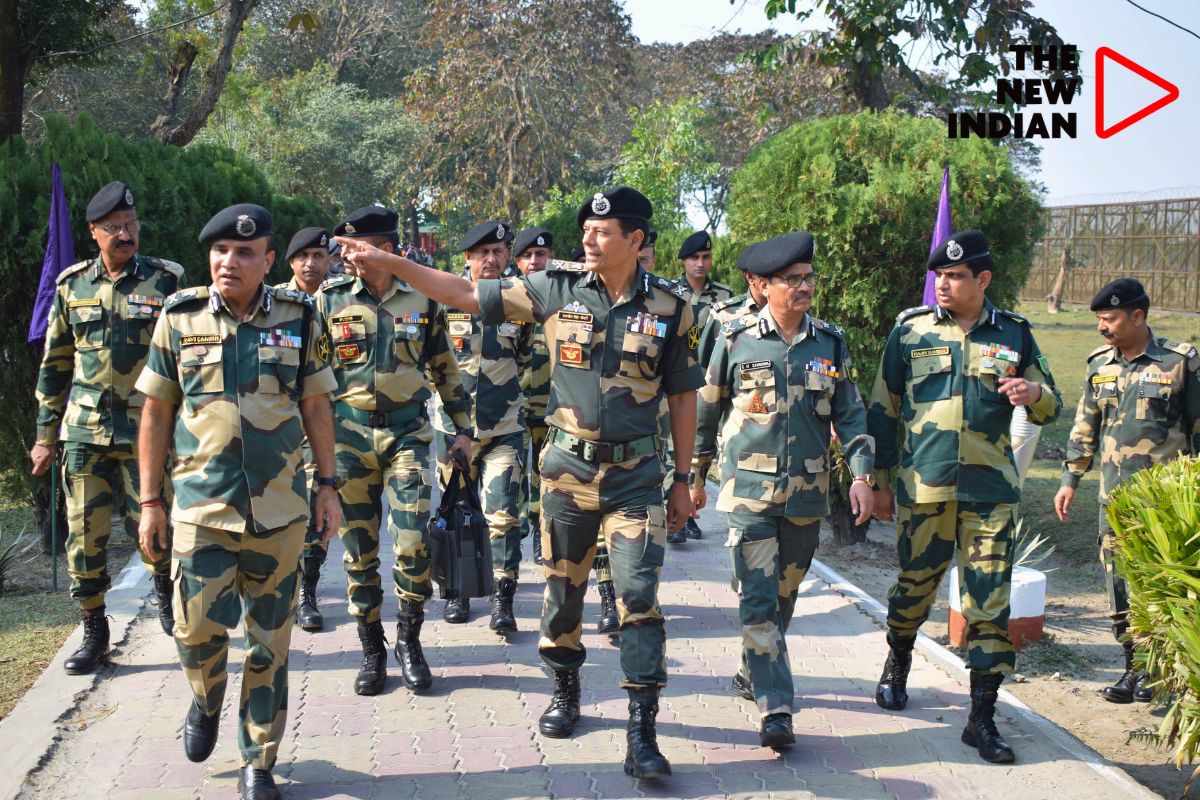 BSF chief reviews operational readiness in North Bengal frontier.