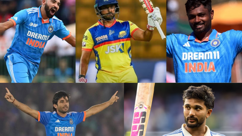 India’s Champions Trophy 2025 Squad: key players who were left out.