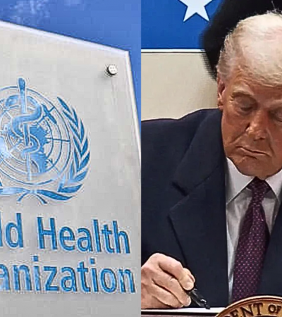 Trump signs order to withdraw U.S. from World Health Organization.