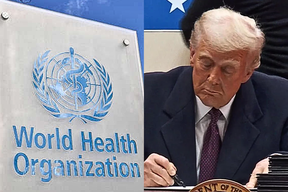 Trump signs order to withdraw U.S. from World Health Organization.