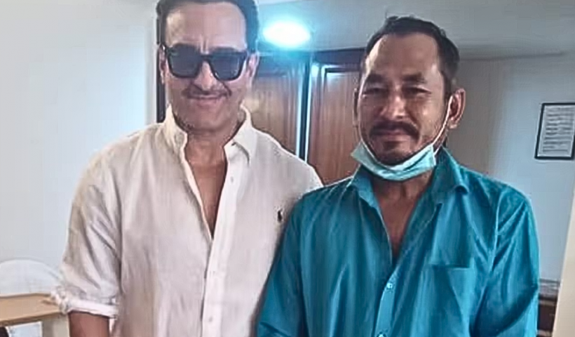 Saif Ali Khan meets auto driver who saved his life after stabbing.