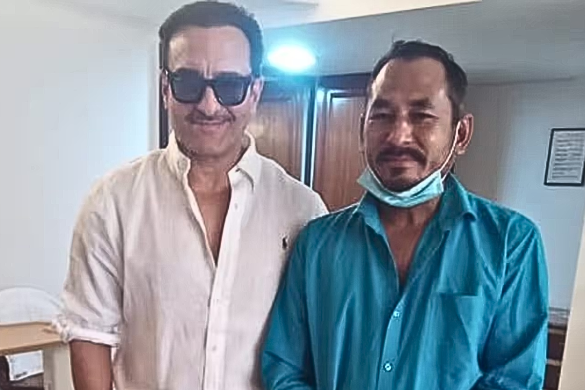 Saif Ali Khan meets auto driver who saved his life after stabbing.