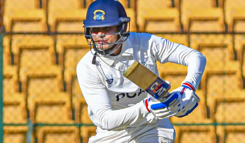 Shubman Gill's century powers Punjab past Karnataka in Ranji clash.