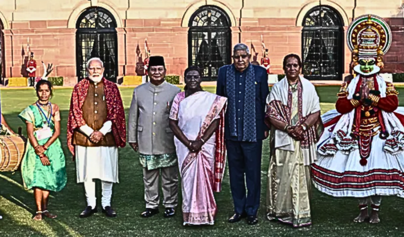 Southern India’s culture shines at Rashtrapati Bhavan reception.