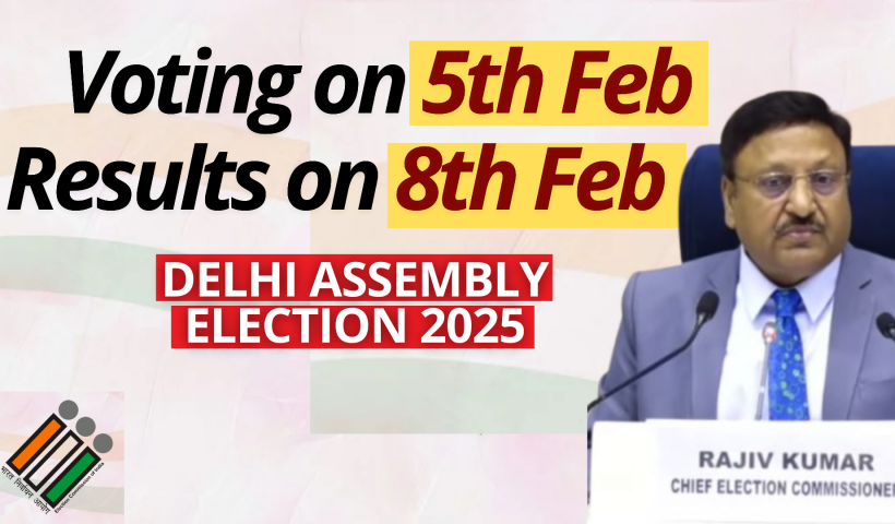 Delhi Assembly elections 2025 to be held on Feb 5