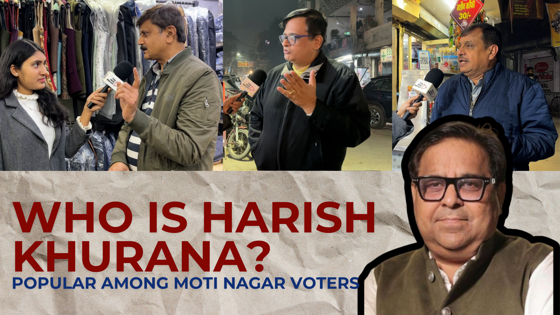 People are placing their hopes on Harish Khurana, son of former Delhi CM Madan Lal Khurana, to reignite a legacy of trust and leadership in Moti Nagar