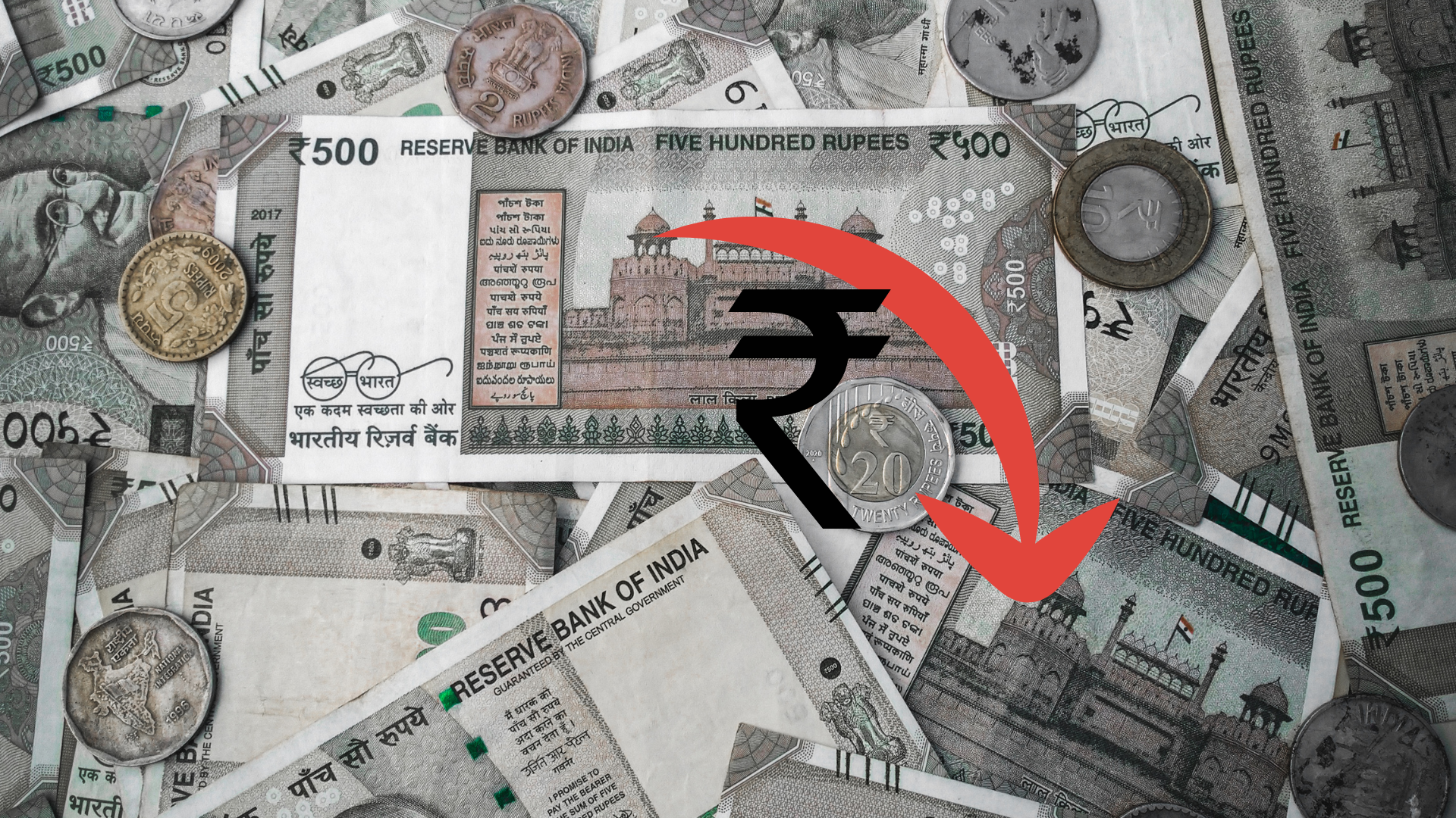 Indian rupee hit an all-time low