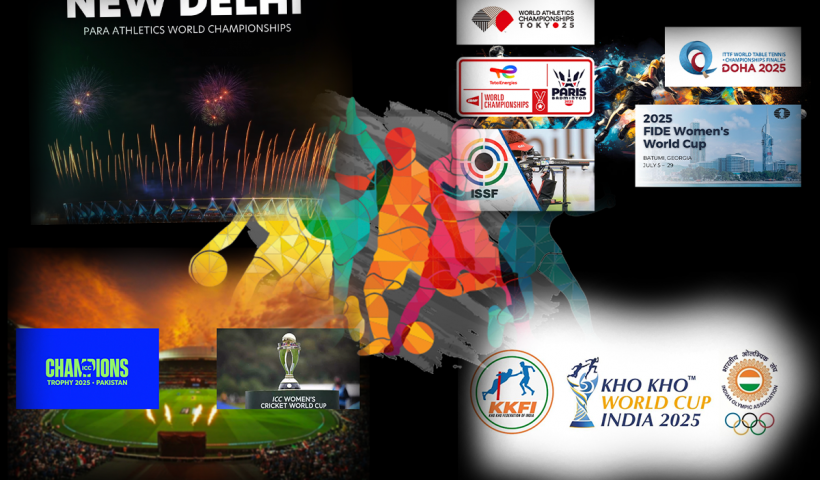 From athletics to cricket: India’s 2025 sports calendar.