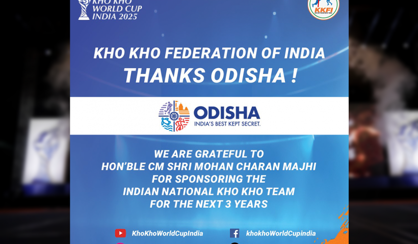 Odisha govt backs Indian Kho Kho team with ₹15cr deal.