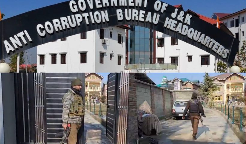 Firemen Recruitment: J&K ACB conducts raids in Kashmir.