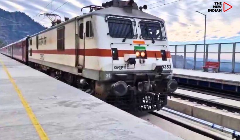 Railway holds first trial run on Katra-Banihal Track.