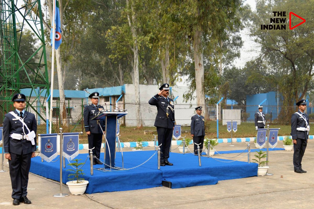 Air Commodore Sahu takes command of base repair depot in Tughlakabad.