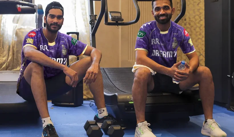 KKR Captain Ajinkya Rahane, Venkatesh Iyer named Vice-Captain.